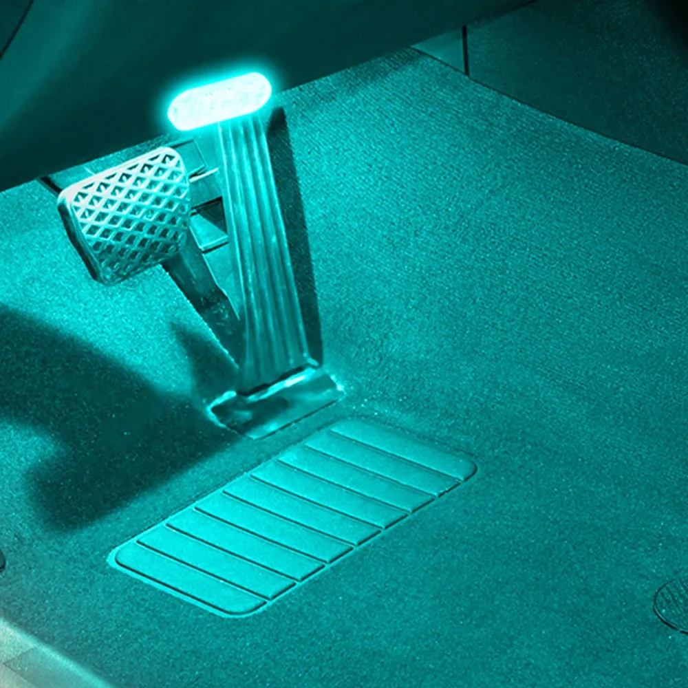 LED Car Touch Light - Ice Blue Ambient Glow