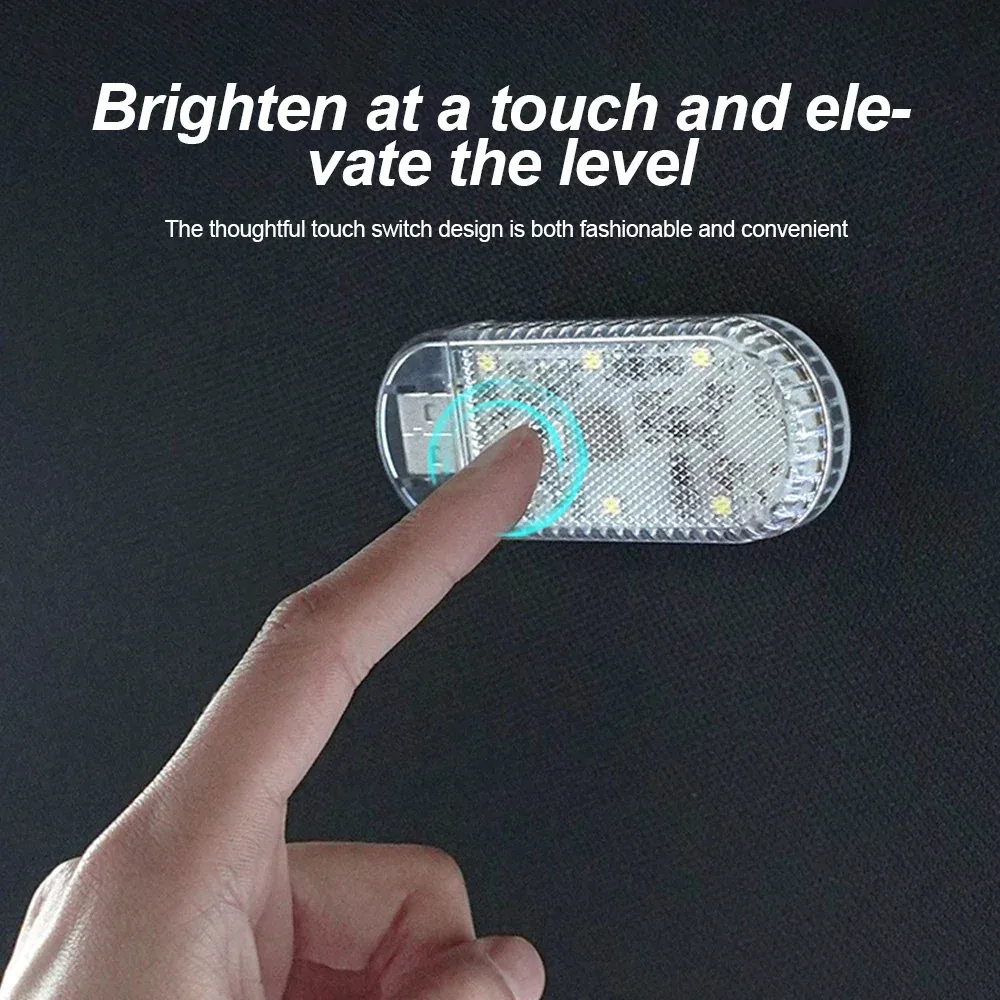 LED Car Touch Light - LED Beads Closeup